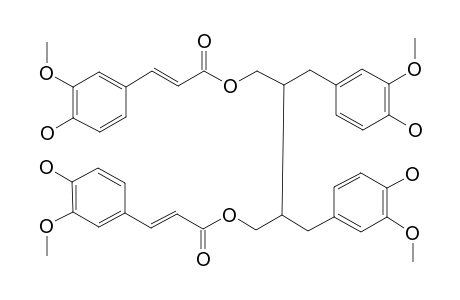 8,8-BIS-(DIHYDROCONIFERYL)-DIFERULOYLATE