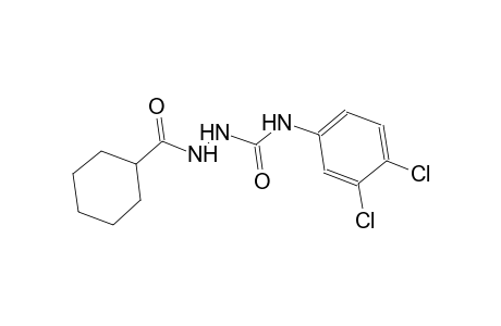 2-(cyclohexylcarbonyl)-N-(3,4-dichlorophenyl)hydrazinecarboxamide