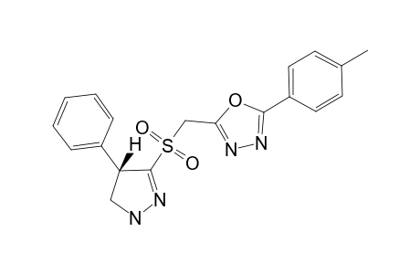 2-[(4',5'-DIHYDRO-4'-PHENYL-1'H-PYRAZOL-3'-YLSULFONYL)-METHYL]-5-PARA-TOLYL-1,3,4-OXADIAZOLE