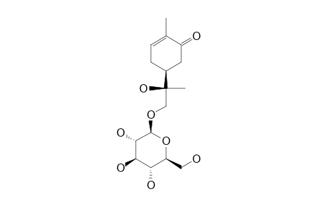 (4S,8S)-8,9-DIHYDROXY-8,9-DIHYDRO-CARVONE-9-O-BETA-D-GLUCOPYRANOSIDE