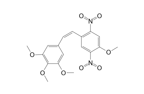 (Z)-2-(4'-METHOXY-2',5'-DINITROPHENYL)-1-(3,4,5-TRIMETHOXYPHENYL)-ETHENE