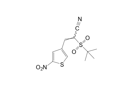 alpha-(tert-BUTYLSULFONYL)-5-NITRO-3-THIOPHENEACRYLONITRILE