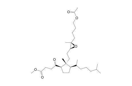 METHYL-(9R,10R)-4-ACETOXY-9,10-EPOXY-8-OXO-4,5:5,10:8,9-TRISECOCHOLESTAN-5-OATE;METHYL-(9R,10R)-4-ACETOXY-9,10-EPOXY-8-OXO-4,5-SECOCHOLEKLASTAN-5-OATE;CMP-#9B