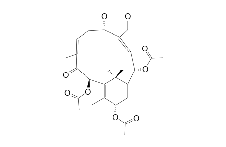 (3E,7E)-2-ALPHA,10-BETA,13-ALPHA-TRIACETOXY-5-ALPHA,20-DIHYDROXY-3,8-SECO-TAXA-3,7,11-TRIEN-9-ONE