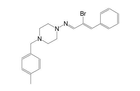 N-[(E,2Z)-2-bromo-3-phenyl-2-propenylidene]-4-(4-methylbenzyl)-1-piperazinamine