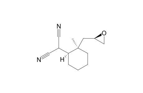 (1'R*,2'S*,2''R*)-[2'-(2'',3''-EPOXYPROPYL)-2'-METHYLCYCLOHEXYL]-PROPANEDINITRILE