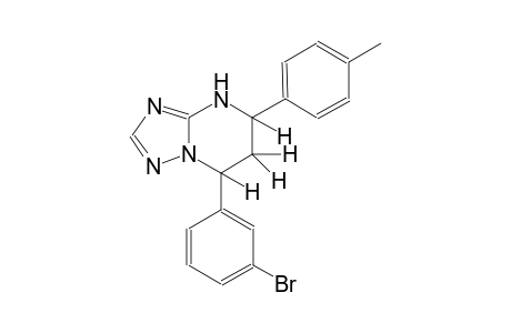 [1,2,4]triazolo[1,5-a]pyrimidine, 7-(3-bromophenyl)-4,5,6,7-tetrahydro-5-(4-methylphenyl)-