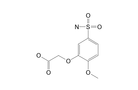 (2-METHOXY-5-SULFAMOYLPHENOXY)ACETIC ACID