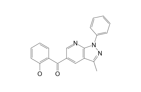 3-(2-HYDROXYBENZOYL)-5-METHYL-7-PHENYLPYRAZOLO-[3,4-B]-PYRIDINE