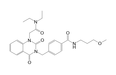 4-[(1-[2-(diethylamino)-2-oxoethyl]-2,4-dioxo-1,4-dihydro-3(2H)-quinazolinyl)methyl]-N-(3-methoxypropyl)benzamide