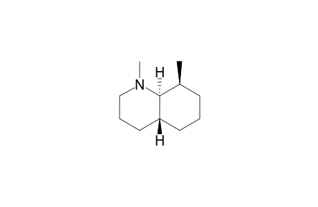 N,8-BETA-DIMETHYL-TRANS-DECAHYDROQUINOLINE