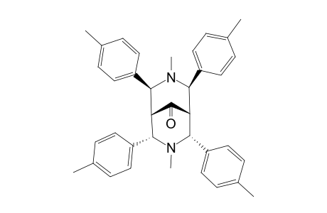 2,4,6,8-TETRAKIS-(4-METHYLPHENYL)-N,N'-DIMETHYL-3,7-DIAZABICYCLO-[3.3.1]-NONAN-9-ONE