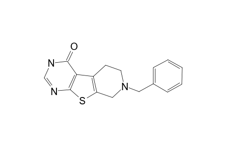 7-BENZYL-5,6,7,8-TETRAHYDRO-3H-PYRIDO-[4',3':4,5]-THIENO-[2,3-D]-PYRIMIDIN-4-ONE