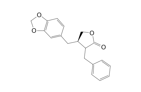 RAC-(8-ALPHA,8'-BETA)-3,4-METHYLENEDIOXYLIGNAN-9',9-OLIDE