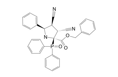 (2-ALPHA,3-ALPHA,4-BETA,5-BETA)-(+/-)-PHENYLMETHYL-3,4-DICYANO-2-(DIPHENYLPHOSPHINOYL)-5-PHENYL-2-PYRROLIDINE-CARBOXYLATE