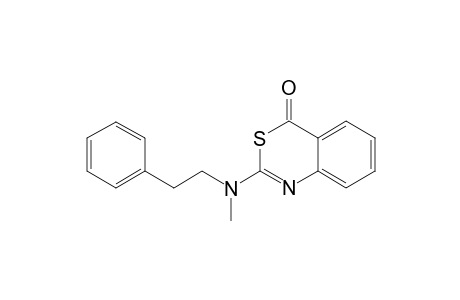 2-[N-METHYL-N-(2-PHENYLETHYL)-AMINO]-4H-3,1-BENZOTHIAZIN-4-ONE