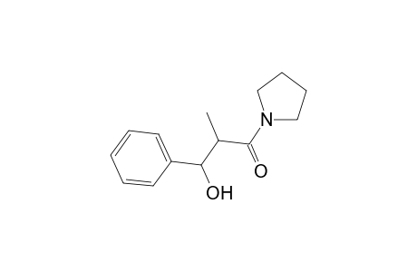 2-Methyl-3-oxidanyl-3-phenyl-1-pyrrolidin-1-yl-propan-1-one