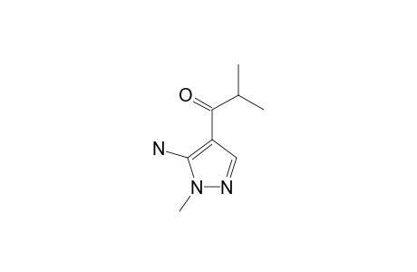 1-(5-AMINO-1-METHYLPYRAZOL-4-YL)-2-METHYLPROPAN-1-ONE