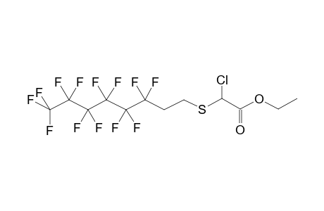 ETHYL ALPHA-CHLORO-ALPHA-(3,3,4,4,5,5,6,6,7,7,8,8,8-TRIDECAFLUOROOCT-1-YLTHIO)ACETATE