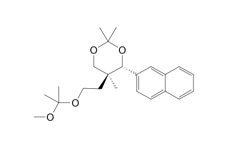 5-[2-(1-Methoxy-1-methylethoxy)ethyl]-4-naphthyl-2,2,5-trimethyl-1,3-dioxane