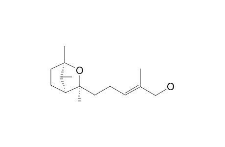 TRICHODERIOL-C;(REL-1S,3R,4R,7R)-3-[5-HYDROXY-4-METHYLPENT-3-ENYL]-1,3,7-TRIMETHYL-2-OXOBICYCLO-[2,1]-HEPTANE