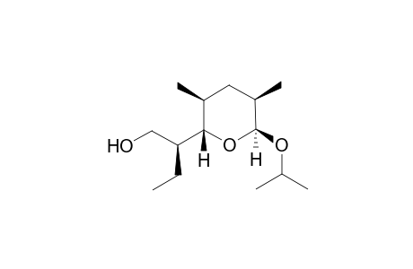 (S)-2-[(2S,3S,5R,6S)-6-Isopropyloxy-3,5-dimethylpyran-2-yl]butane-1-ol