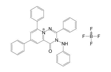 3-(Phenylamino)-2,6,8-triphenyl-4-oxo-3,4-dihydropyrido[2,1-f][1,2,4]triazin-9-ium tetrafluoroborate