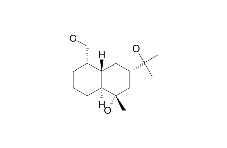 DAUCUCAROTOL;(1-ALPHA,5-ALPHA,8-ALPHA,10-BETA)-DECAHYDRO-6-ALPHA-HYDROXY-8-ALPHA,8-ALPHA,6-BETA-TRIMETHYL-1,8-NAPHTHALENE-DIMETHANOL