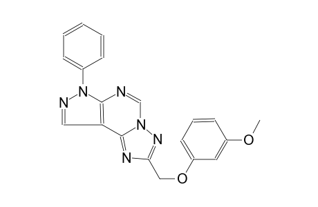 2-[(3-methoxyphenoxy)methyl]-7-phenyl-7H-pyrazolo[4,3-e][1,2,4]triazolo[1,5-c]pyrimidine