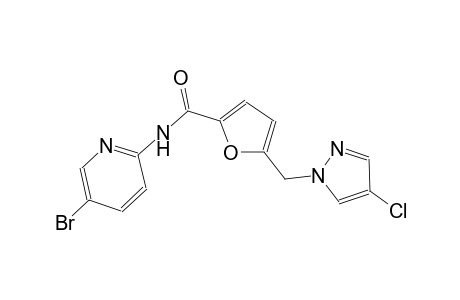 2-furancarboxamide, N-(5-bromo-2-pyridinyl)-5-[(4-chloro-1H-pyrazol-1-yl)methyl]-