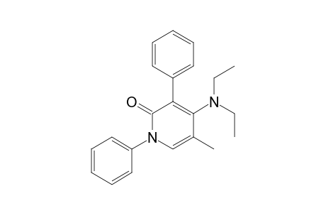 2(1H)-Pyridinone, 4-(diethylamino)-5-methyl-1,3-diphenyl-