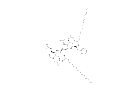 BENZYL-3,4-DI-O-ACETYL-6-O-(3,4,6-TRI-O-ACETYL-2-DESOXY-2-MYRSITOYLAMINO-BETA-D-GLUCOPYRANOSYL)-2-DESOXY-2-MYRISTOYLAMINO-BETA-D-GLUCOPYRANOSIDE