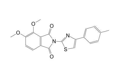 1H-isoindole-1,3(2H)-dione, 4,5-dimethoxy-2-[4-(4-methylphenyl)-2-thiazolyl]-