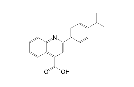 2-(4-Isopropylphenyl)-4-quinolinecarboxylic acid