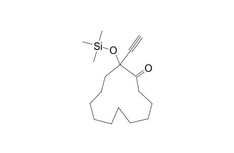 2-ETHYNYL-2-TRIMETHYLSILYLOXYCYCLODODECANONE