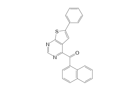 NAPHTHALEN-1-YL-(6-PHENYLTHIENO-[2,3-D]-PYRIMIDIN-4-YL)-METHANONE