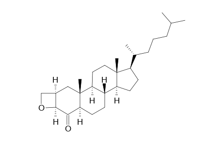 4'H-Cholest-2-eno[3,2-b]oxet-4-one, 2,3-dihydro-, (2.alpha.,3.alpha.,5.alpha.)-