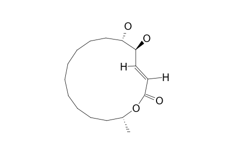 (2E,4S,5S,15R)-4,5-DIHYDROXYHEXADEC-2-EN-15-OLIDE