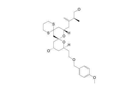 #20;(8R,10S,12S,15S,3'R)-15-(4'-HYDROXY-3'-METHYL-2'-METHYLENEBUTYL)-10-[2''-(PARA-METHOXYBENZYLOXY)-ETHYL]-9,14-DIOXA-1,5-DITHIA-DISPIRO-[5.1.5.3]-HEXADECANE-1