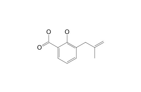 2-HYDROXY-3-(2-METHYL-2-PROPENYL)-BENZOIC-ACID