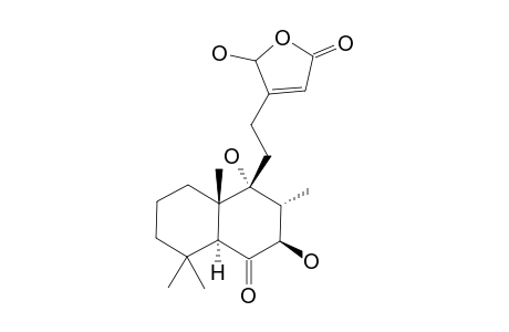 SIBIRICINONE-A;7-BETA,9-ALPHA,16-ZETA-TRIHYDROXY-6,15-DIOXOLABD-13-EN-13,16-OLIDE