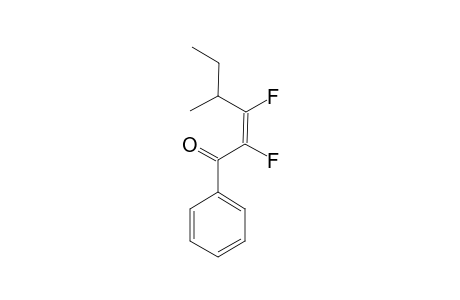 Z-2,3-DIFLUORO-4-METHYL-1-PHENYLHEX-2-ENE-1-ONE