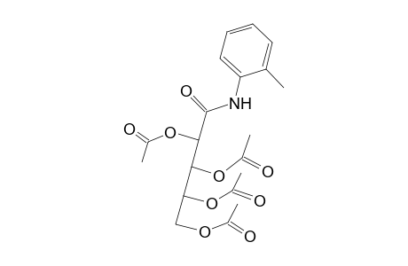 Pentanamide, 2,3,4,5-tetraacetoxy-N-(2-methylphenyl)-