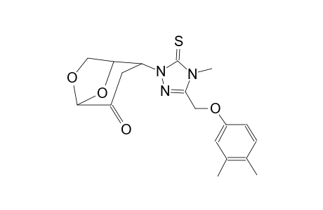 (1R,2R,5S)-2-(3-((3,4-dimethylphenoxy)methyl)-4-methyl-5-thioxo-4,5-dihydro-1H-1,2,4-triazol-1-yl)-6,8-dioxabicyclo[3.2.1]octan-4-one