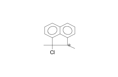 1-CHLORO-1,2-DIMETHYLACENAPHTHYLENONIUM CATION