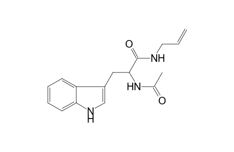 Propionamide, 2-acetylamino-N-allyl-3-(1H-indol-3-yl)-