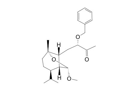 (1R,4R,5R,6R,8R)-8-(2-BENZYLOXY-3-OXOBUTYL)-4-ISOPROPYL-6-METHOXY-1-METHYL-7-OXA-BICYClO-[3.2.1]-OCTANE