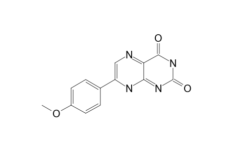 7-(PARA-METHOXY-PHENYL)-2,4-(1H,3H)-PTERIDINEDIONE