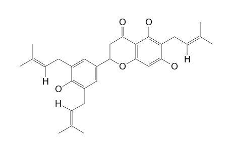 4'-HYDROXY-6,3'5'-TRIPRENYLISOFLAVONONE