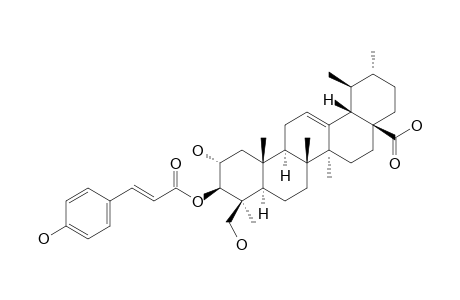 3-BETA-(TRANS-PARA-COUMAROYLOXY)-2-ALPHA,24-DIHYDROXY-URS-12-EN-28-OIC-ACID